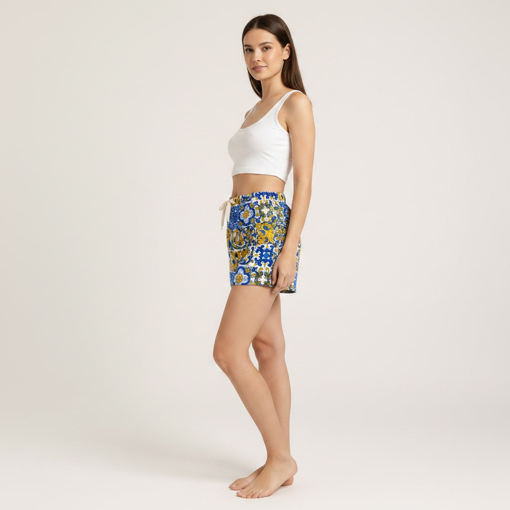 Short long Azulejos – Collections Azzurro & Géométrique – Quintín