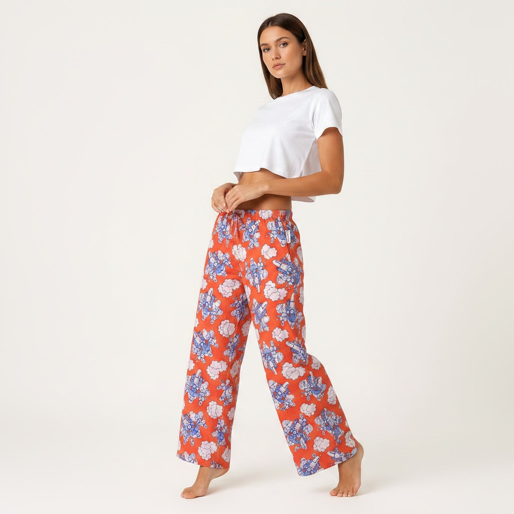 Pantalon Taille Basse Moto – Collections Pop Culture & Années 70 – Quintín