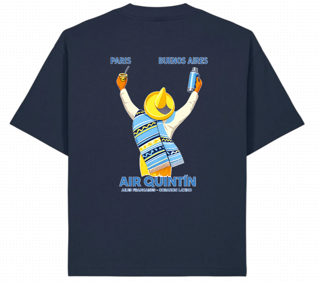T-shirt AIR QUINTÍN Paris x Buenos Aires – Stanley/Stella Asher – Unisexe