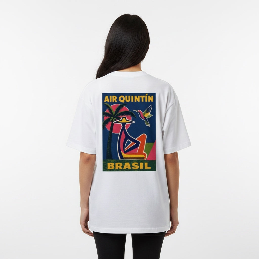 T-shirt AIR QUINTÍN BRASIL – Blanc – Stanley/Stella Asher – Unisexe
