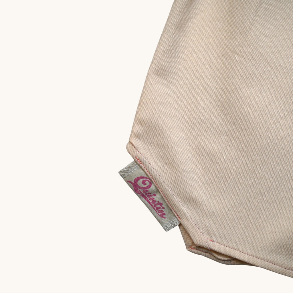 Short parachute Rose Perlé – Coton upcyclé – Taille unique S à L – Unisexe – Collection Rose Bonbon / Couleurs Unies – Quintín