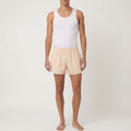 Short parachute Rose Perlé – Coton upcyclé – Taille unique S à L – Unisexe – Collection Rose Bonbon / Couleurs Unies – Quintín