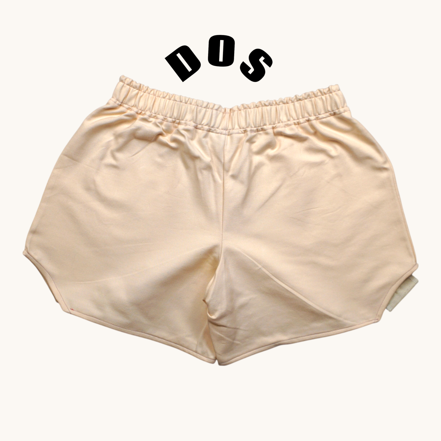 Short parachute Rose Perlé – Coton upcyclé – Taille unique S à L – Unisexe – Collection Rose Bonbon / Couleurs Unies – Quintín