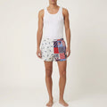 Short parachute Chipie USA – Coton upcyclé – Taille unique S à L – Unisexe – Collection Pop Culture – Quintín
