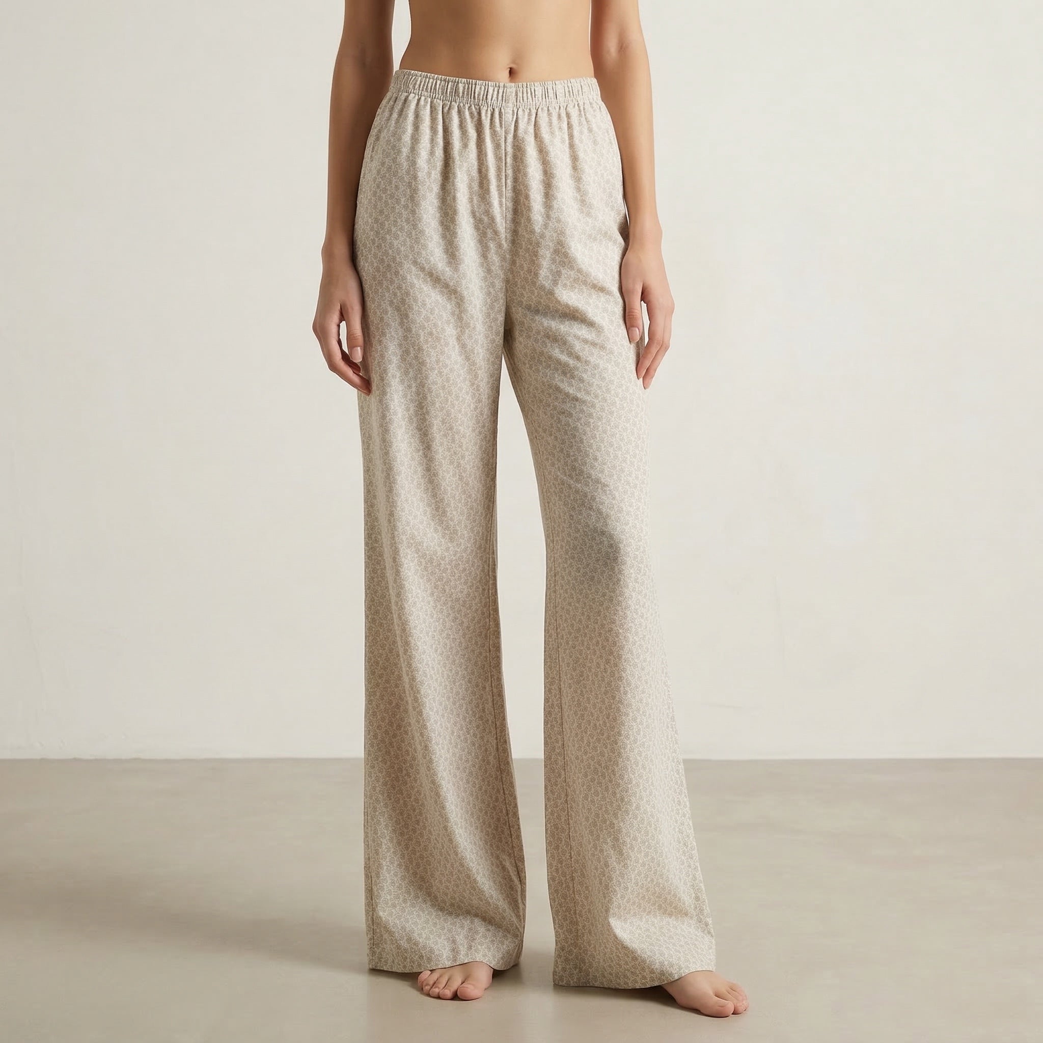 Pantalon évasé Liberty – Coton upcyclé – Taille unique S à L – Unisexe – Collection Motifs fleurs – Quintín