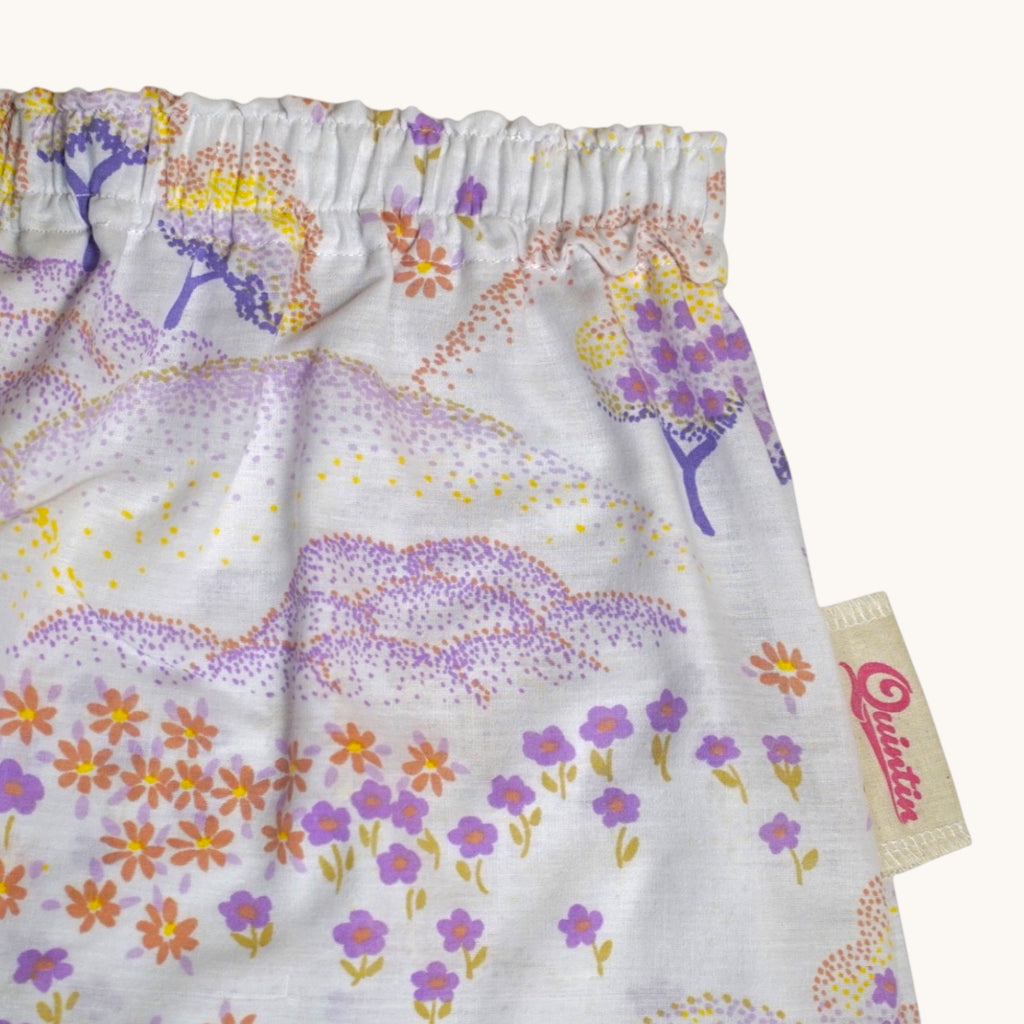Pantalon évasé Paysage 70's n°2 – Coton upcyclé – Taille unique S à L – Unisexe – Collection Années 70 – Quintín