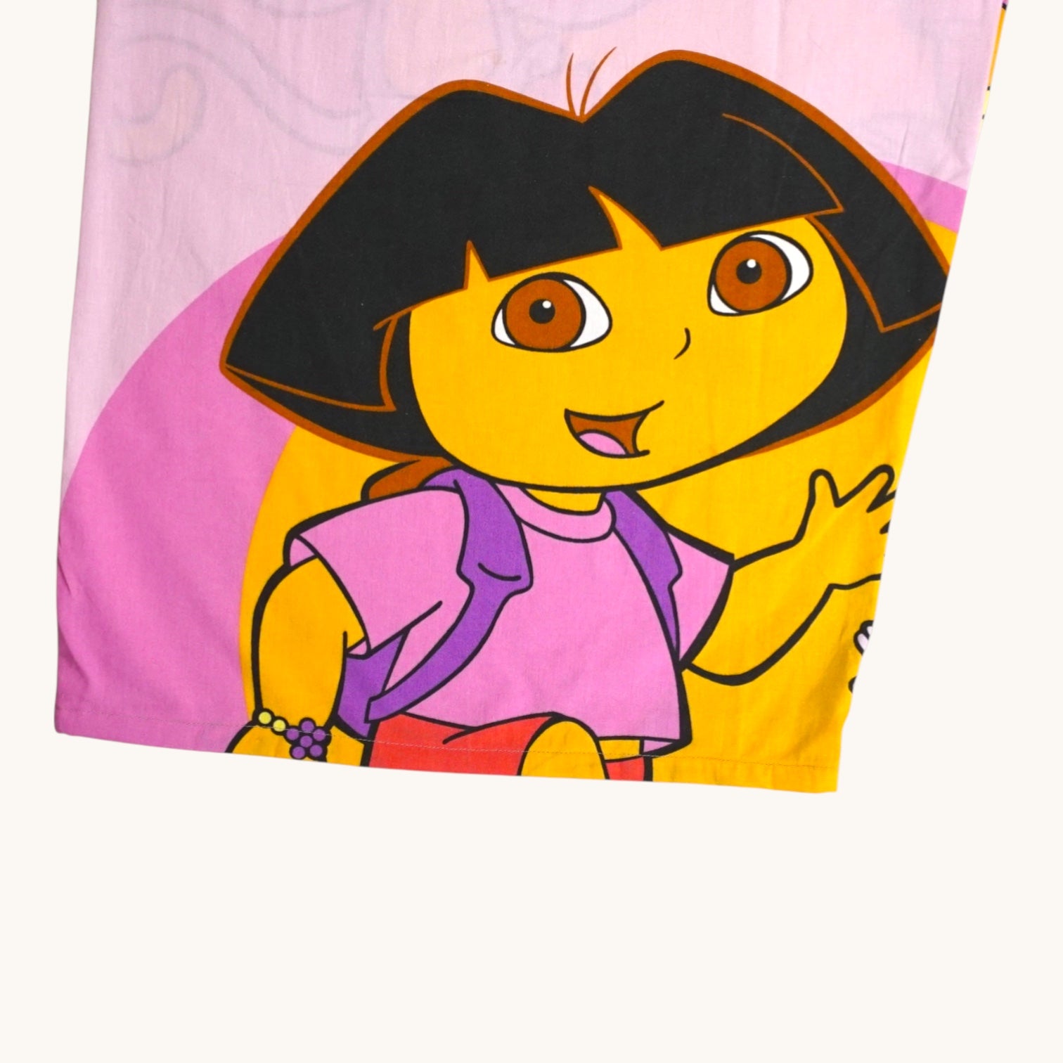 Pantalon oversize Dora – Coton upcyclé – Taille unique S à L – Unisexe – Collection Pop Culture – Quintín