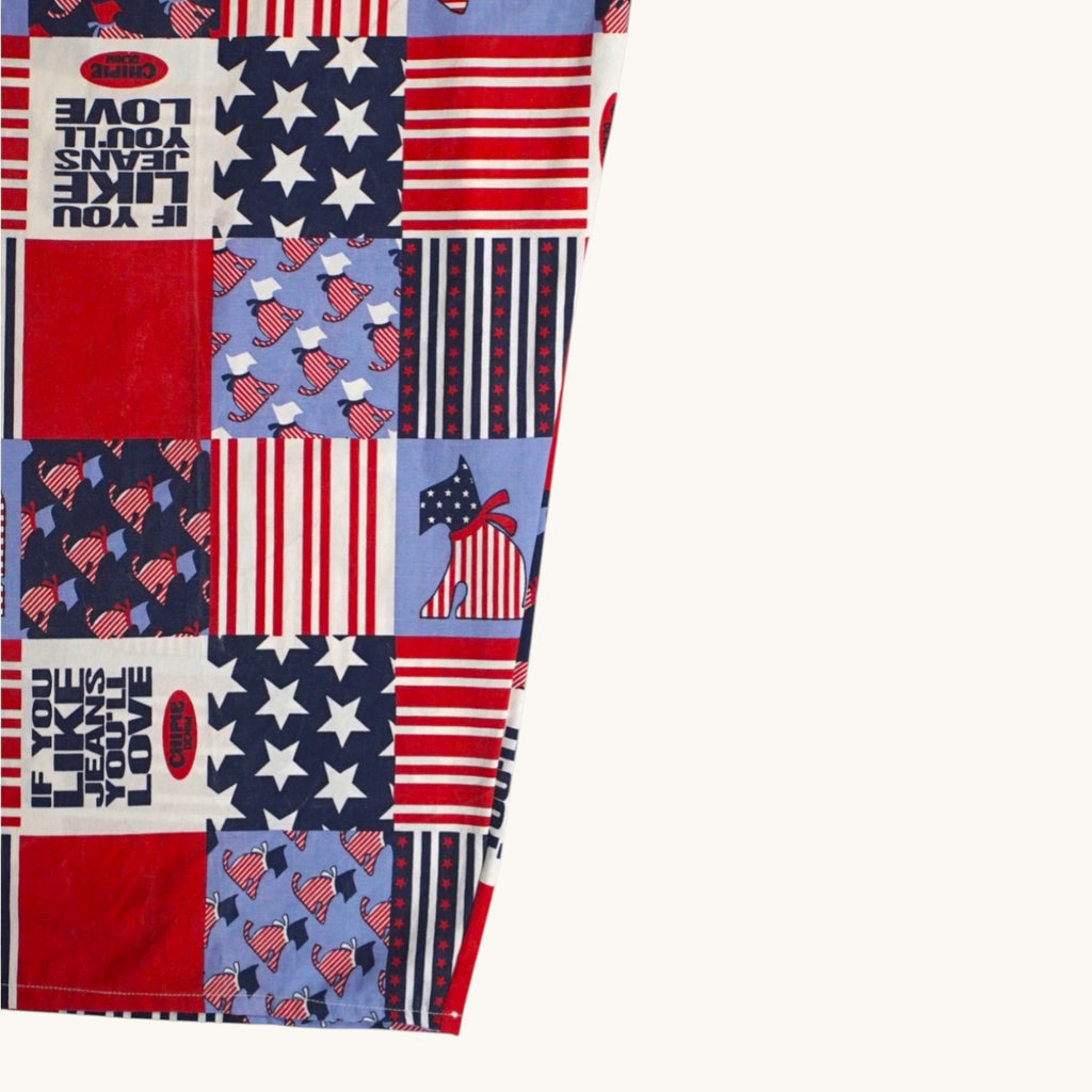 Pantalon oversize Chipie USA – Coton upcyclé – Taille unique S à L – Unisexe – Collection Pop Culture – Quintín