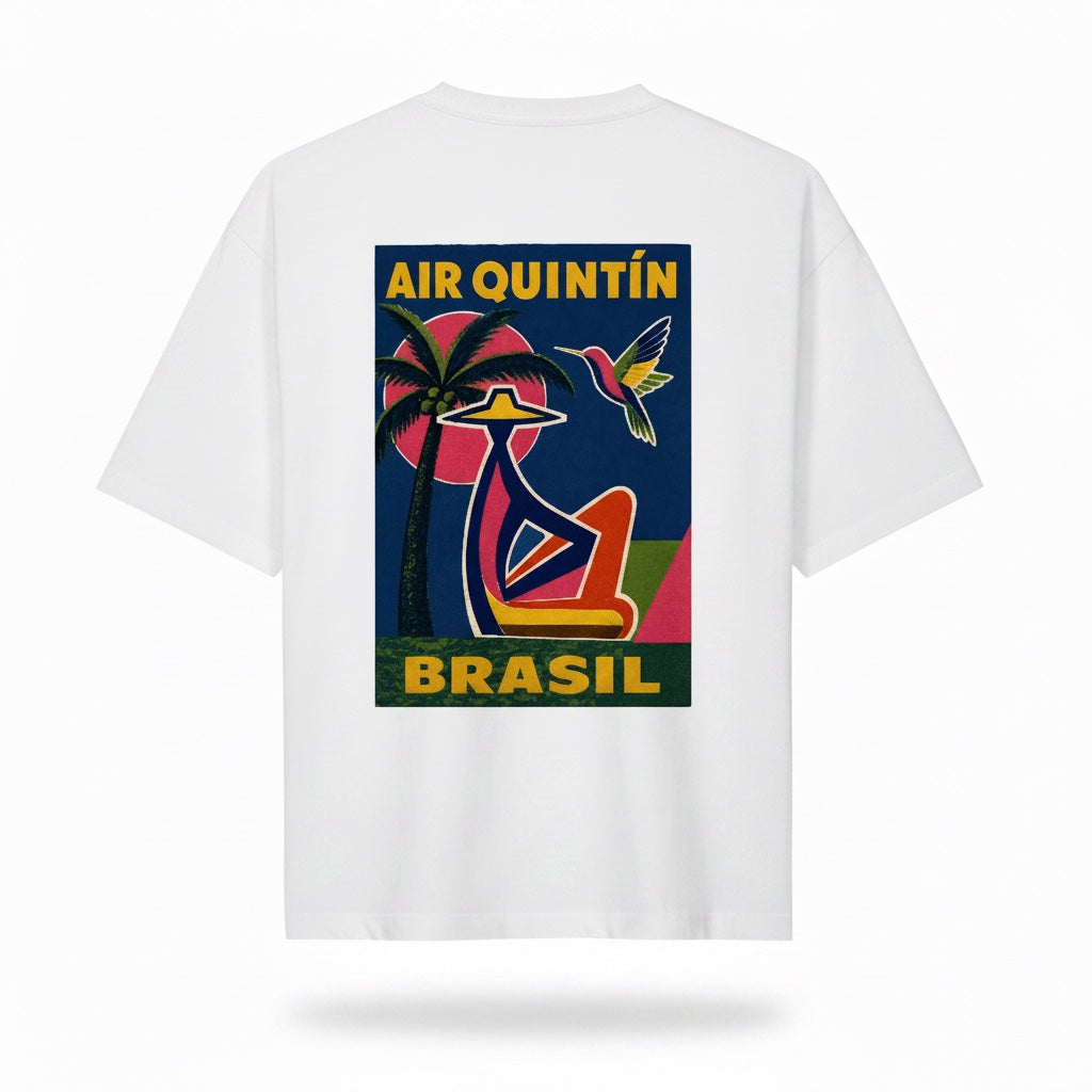 T-shirt AIR QUINTÍN BRASIL – Blanc – Stanley/Stella Asher – Unisexe