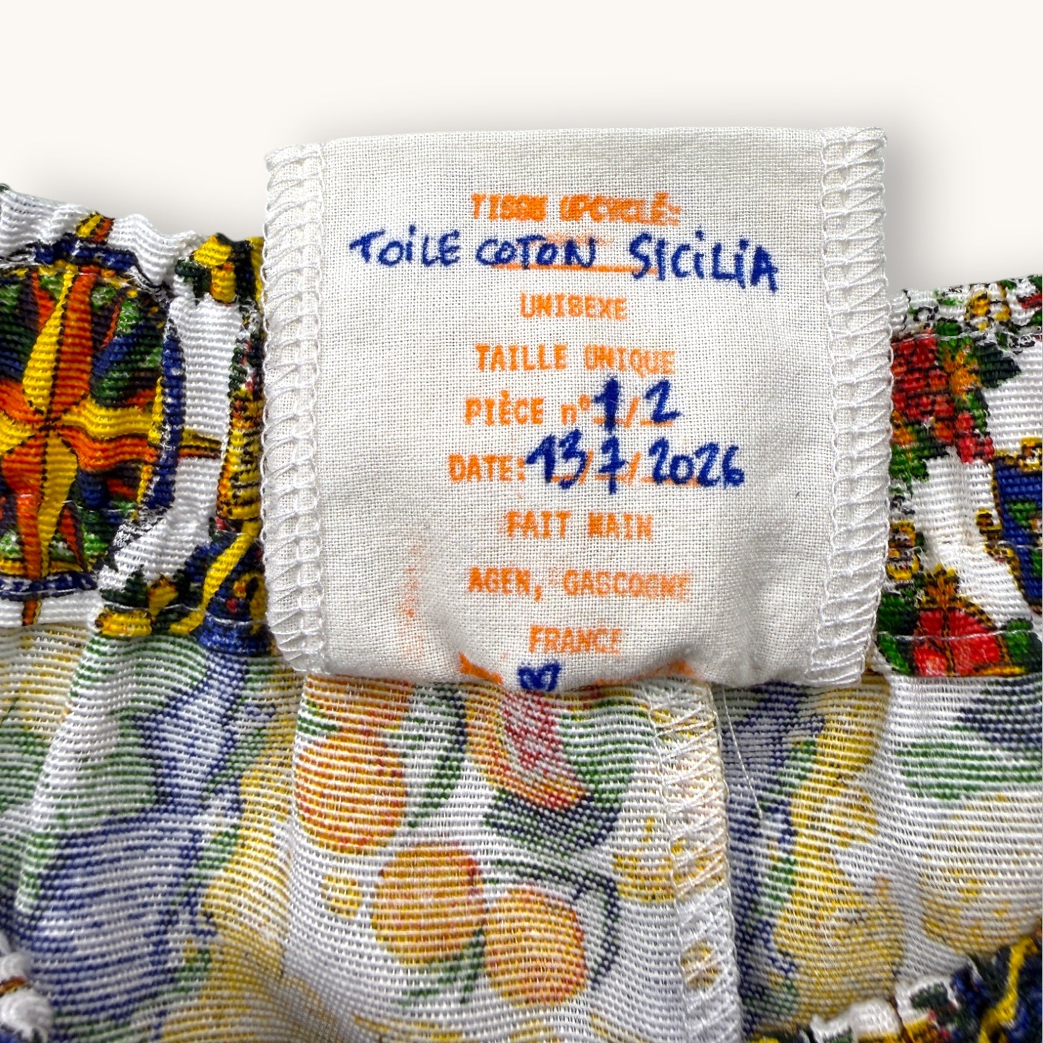 Mini-short Sicilia – Collection Azzurro & Fleurs – Quintín