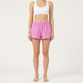 Mini-short Rose Rayé – Collection Rose Bonbon & Rayée – Quintín