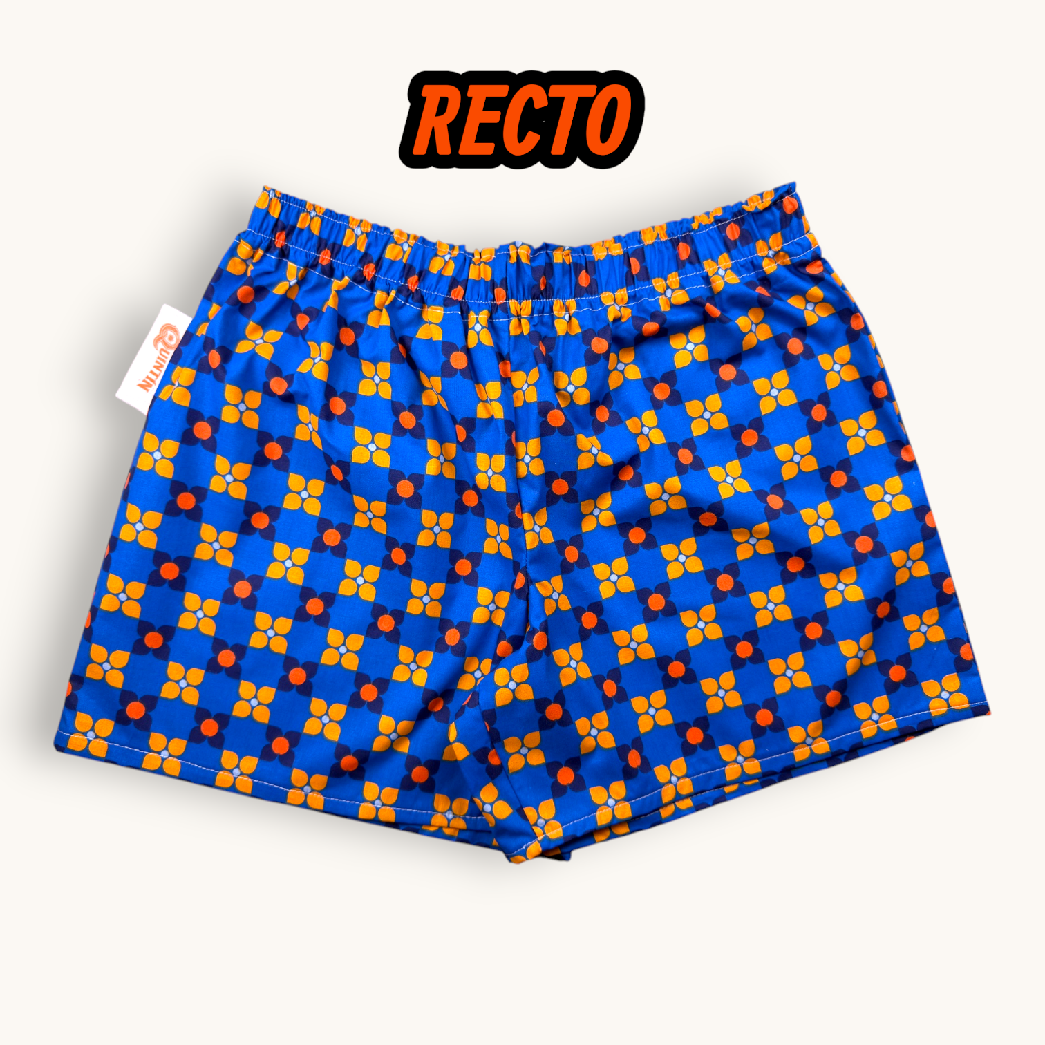 Short parachute Mosaic Flowers – Collection Années 70 / Fleurs / Géométrique – Quintín