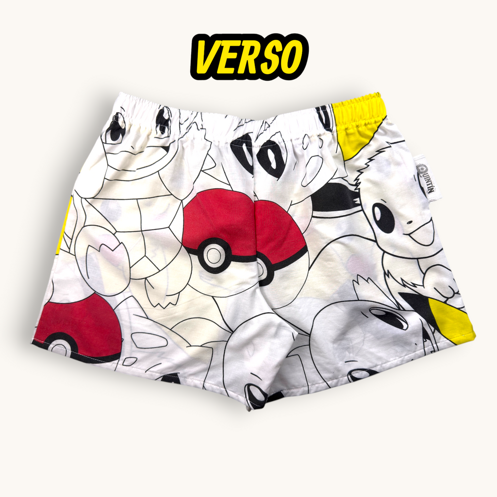 Short parachute Pikachu – Collection Pop Culture – Quintín