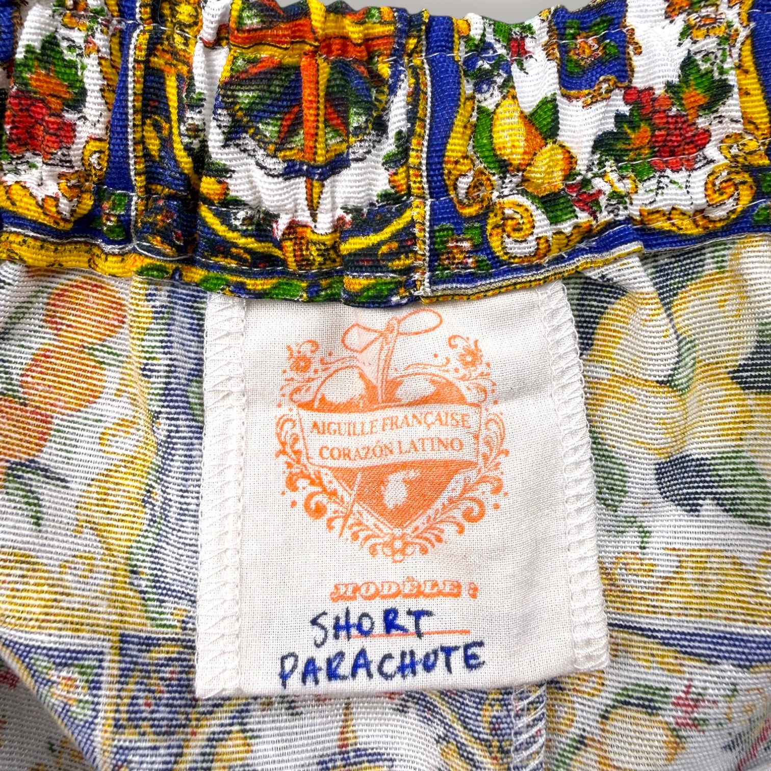 Short parachute Sicilia – Collection Azzurro & Fleurs – Quintín