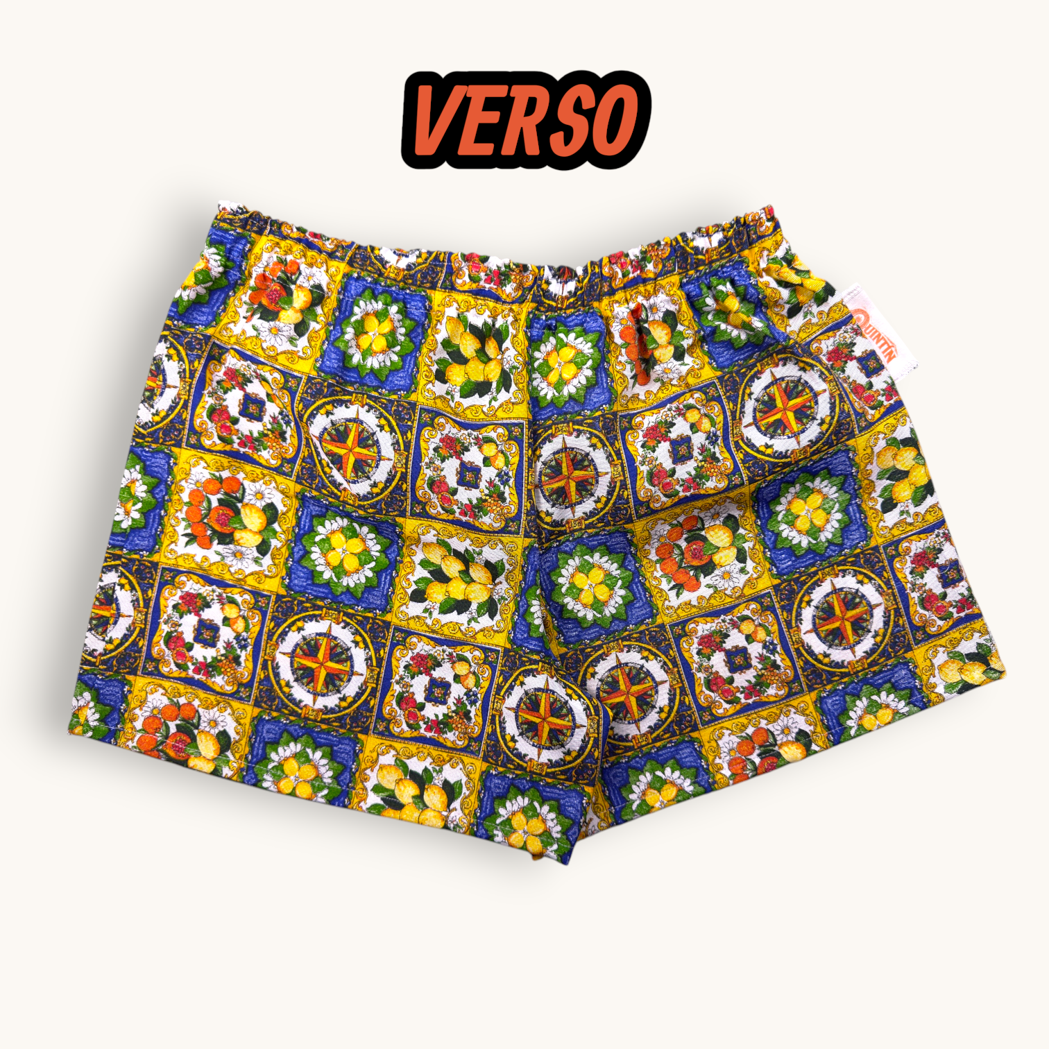 Short parachute Sicilia – Collection Azzurro & Fleurs – Quintín