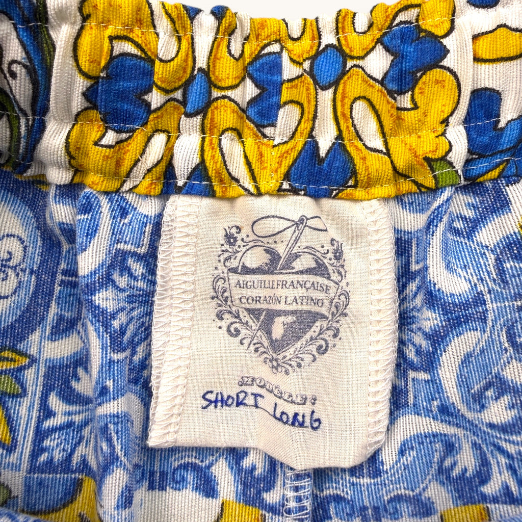 Short long Azulejos – Collections Azzurro & Géométrique – Quintín