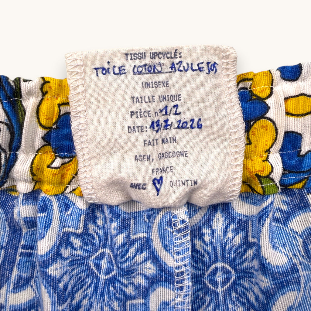 Short long Azulejos – Collections Azzurro & Géométrique – Quintín