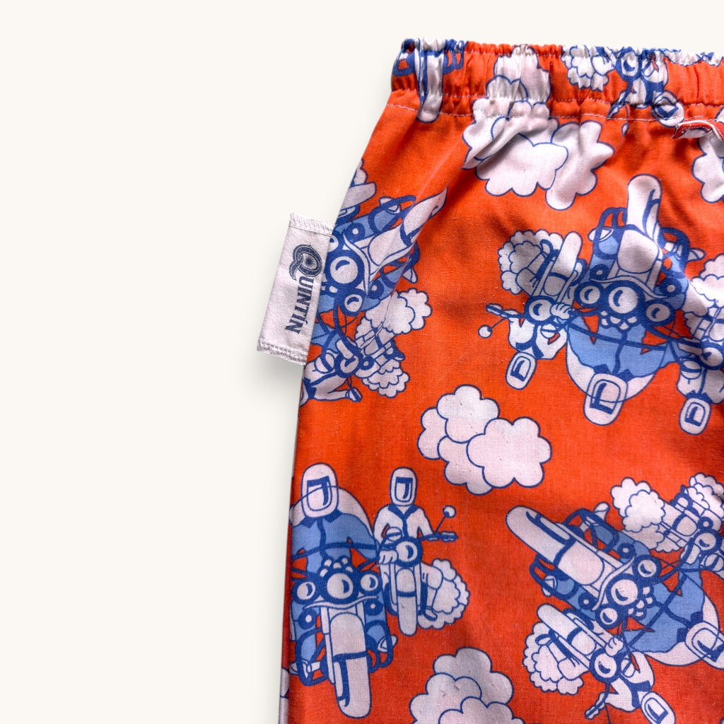 Pantalon Taille Basse Moto – Collections Pop Culture & Années 70 – Quintín
