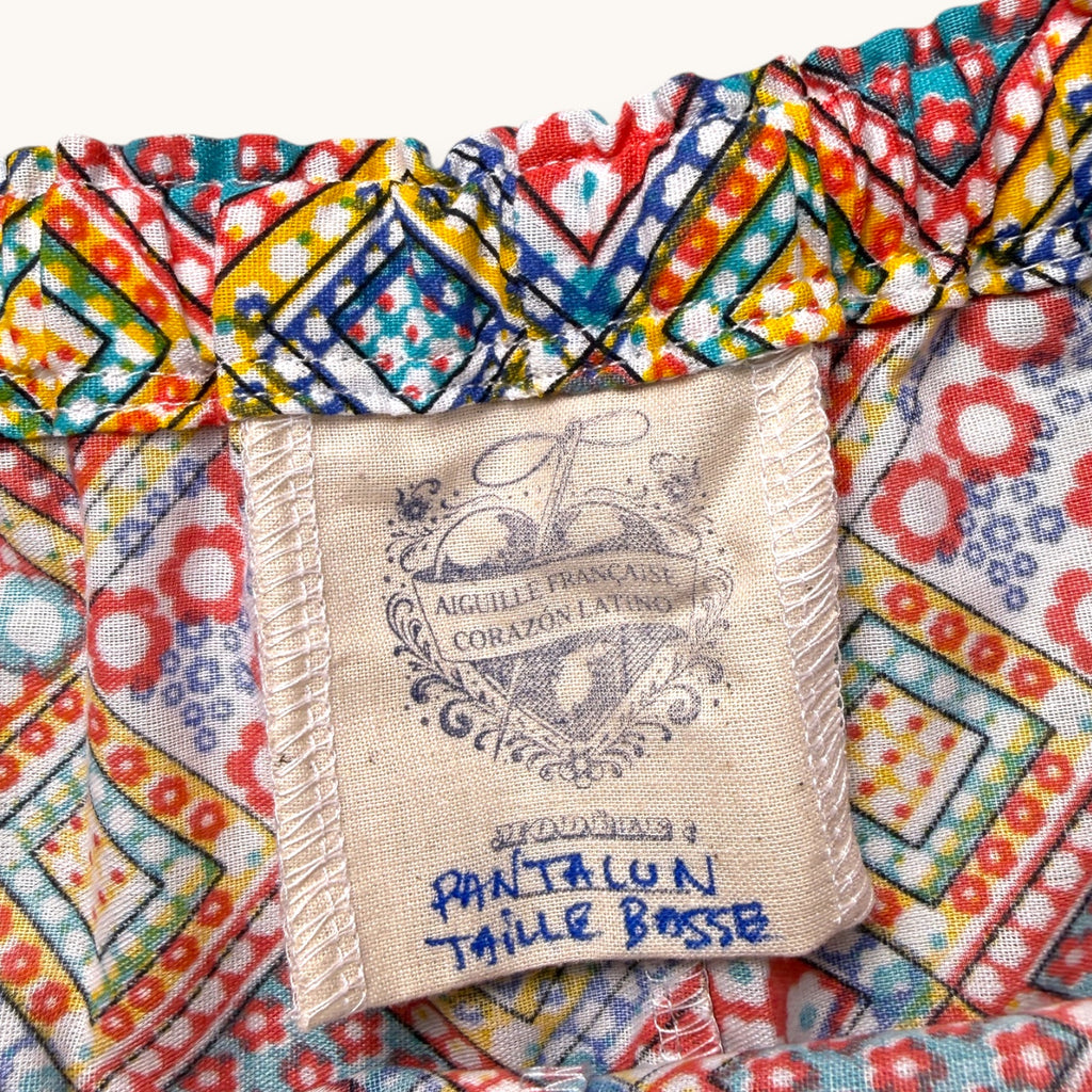 Pantalon Taille Basse Chita – Collection Fleurs – Quintín