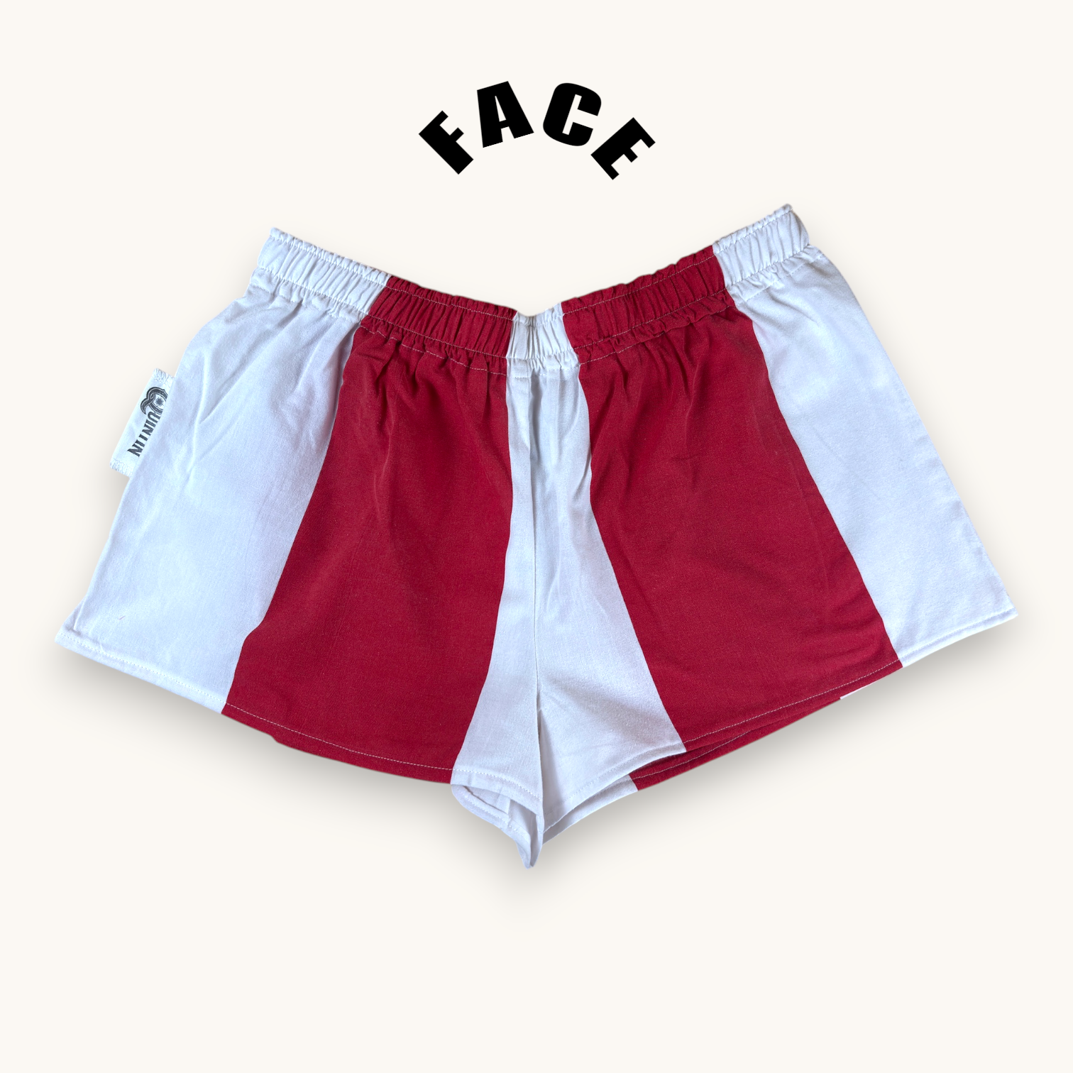 Mini-short Biarritz – Coton upcyclé – Taille unique S à L – Unisexe – Collection Rayé – Quintín