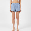 Mini-short Vichy Bleu – Coton upcyclé – Taille unique S à L – Unisexe – Collection Vichy – Quintín