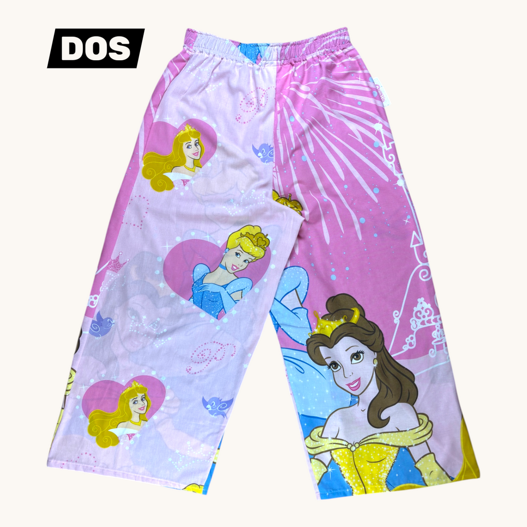 Pantalon évasé Princesse – Coton upcyclé – Taille unique S à L – Unisexe – Collection Pop Culture – Quintín