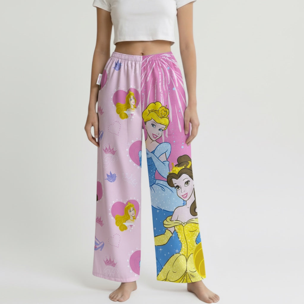 Pantalon évasé Princesse – Coton upcyclé – Taille unique S à L – Unisexe – Collection Pop Culture – Quintín