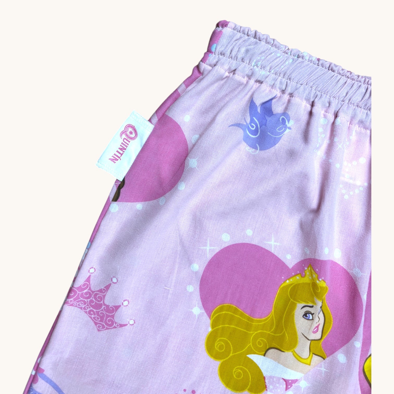 Pantalon évasé Princesse – Coton upcyclé – Taille unique S à L – Unisexe – Collection Pop Culture – Quintín