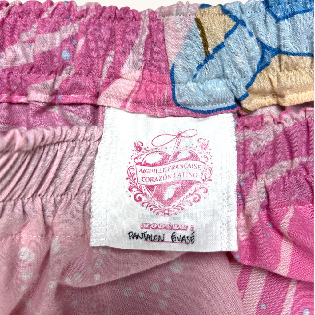 Pantalon évasé Princesse – Coton upcyclé – Taille unique S à L – Unisexe – Collection Pop Culture – Quintín