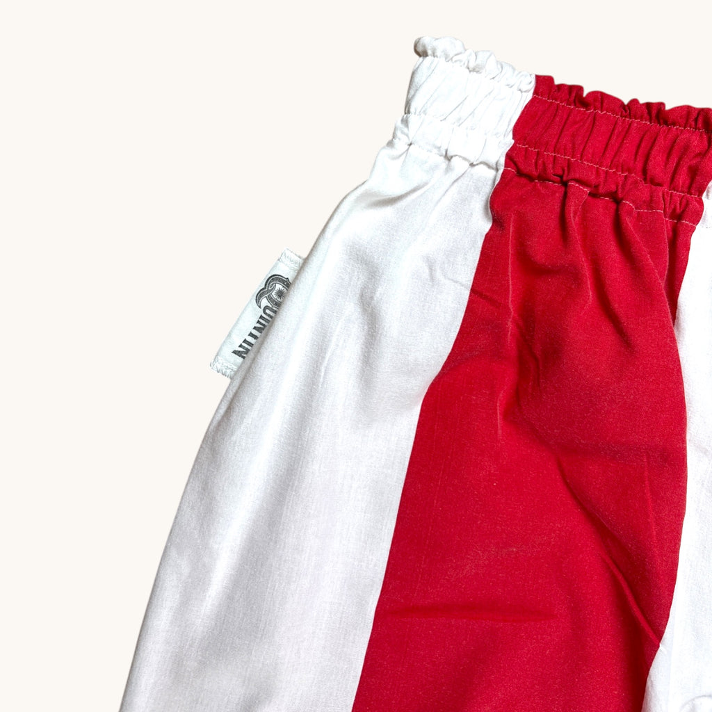 Pantalon évasé Biarritz – Coton upcyclé – Taille unique S à L – Unisexe – Collection Rayé – Quintín