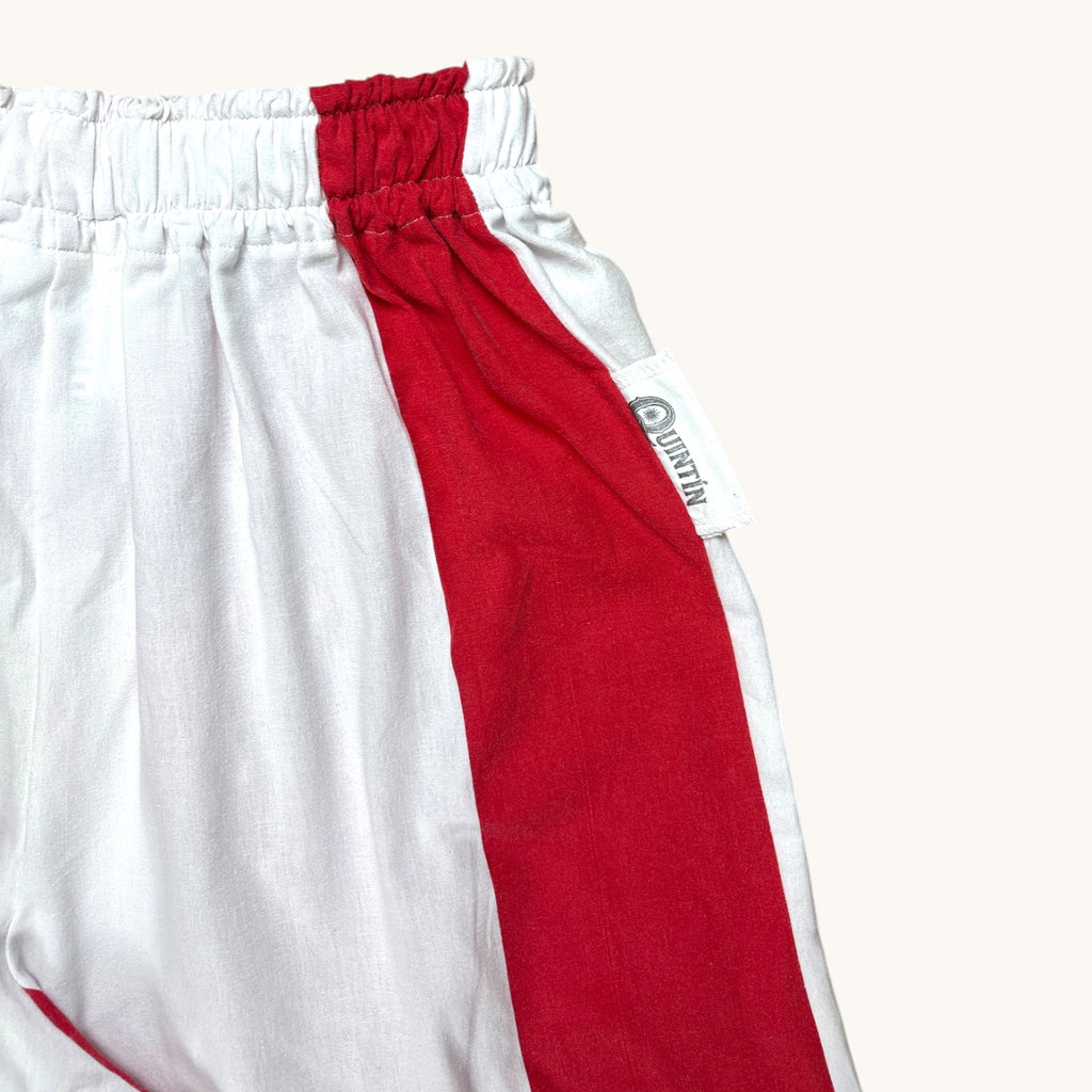 Pantalon évasé Biarritz – Coton upcyclé – Taille unique S à L – Unisexe – Collection Rayé – Quintín