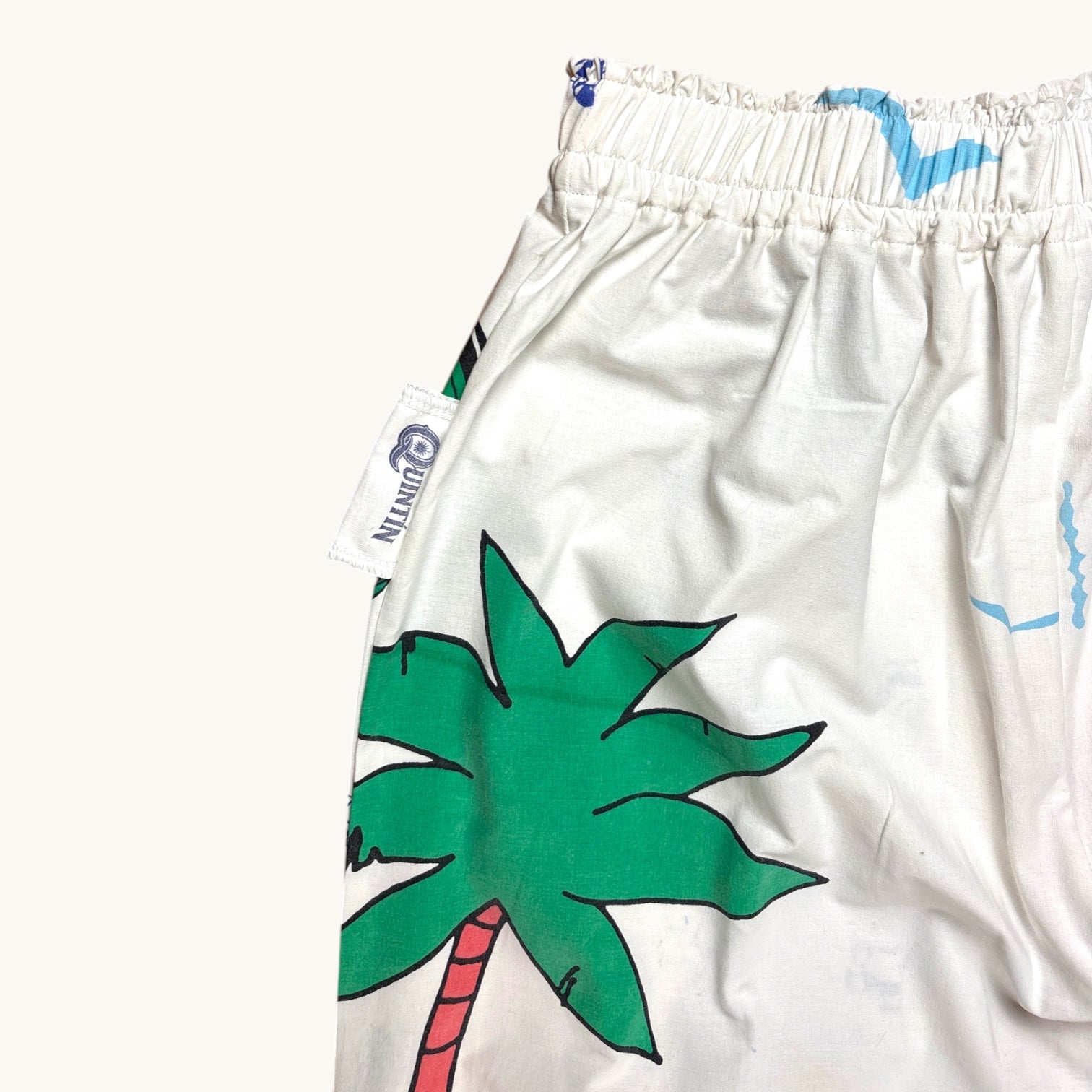 Pantalon évasé Babar – Coton upcyclé – Taille unique S à L – Unisexe – Collection Pop Culture – Quintín