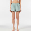 Mini-short Vert Pastel – Coton upcyclé – Taille unique S à L – Unisexe – Collection Couleurs unies – Quintín