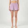 Mini-short Rose Uni – Coton upcyclé – Taille unique S à L – Unisexe – Collection Rose Bonbon / Couleurs unies – Quintín