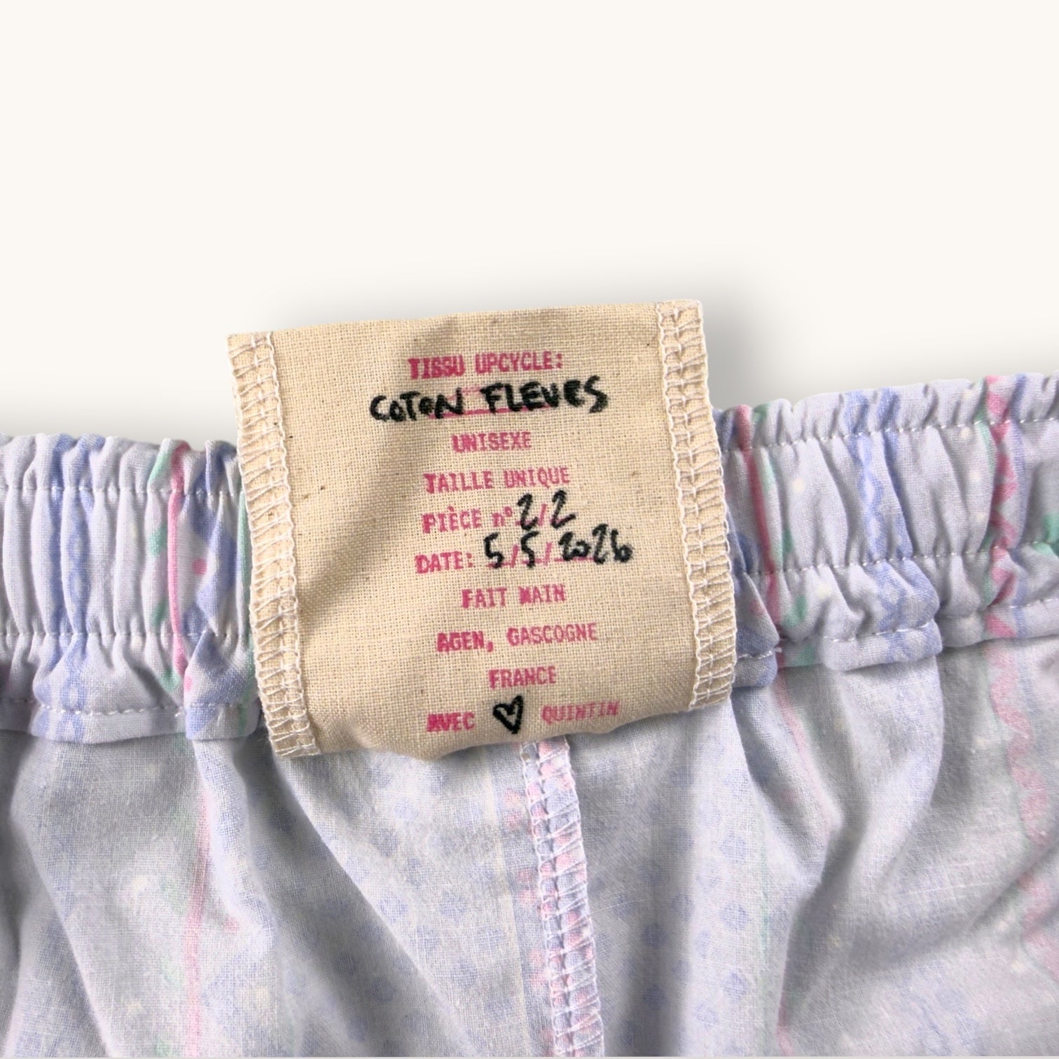 Mini-short Pastel Fleuri – Collection Fleurs – Quintín