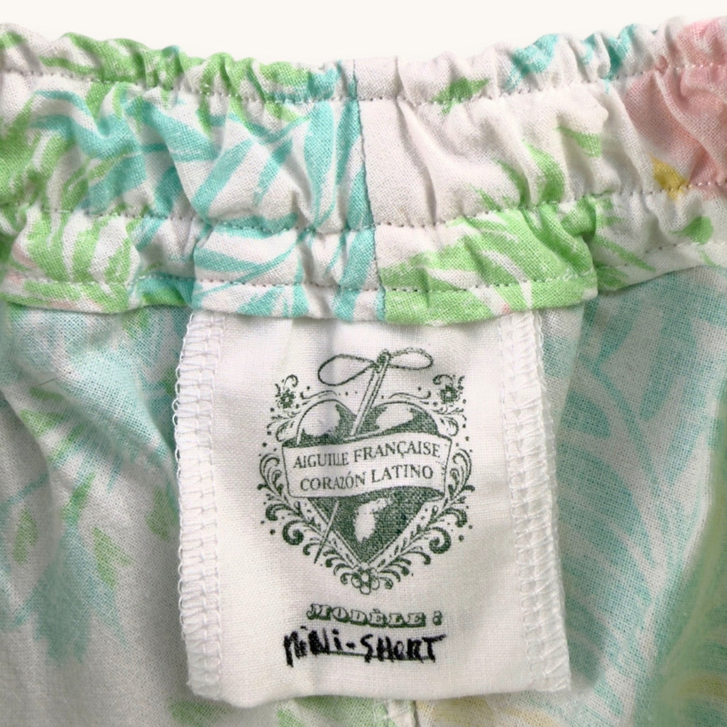 Mini-short Tropic Pastel – Collection Fleurs – Quintín