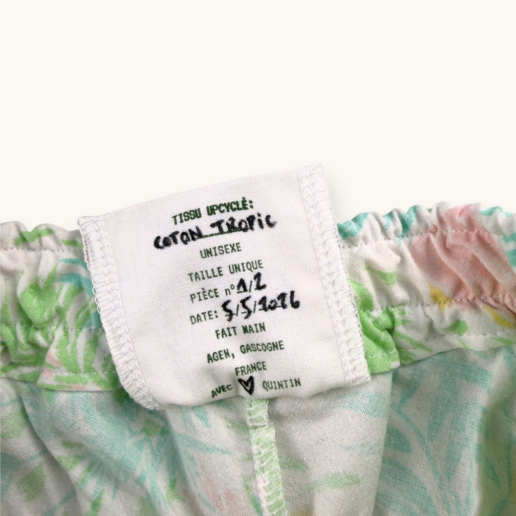 Mini-short Tropic Pastel – Collection Fleurs – Quintín