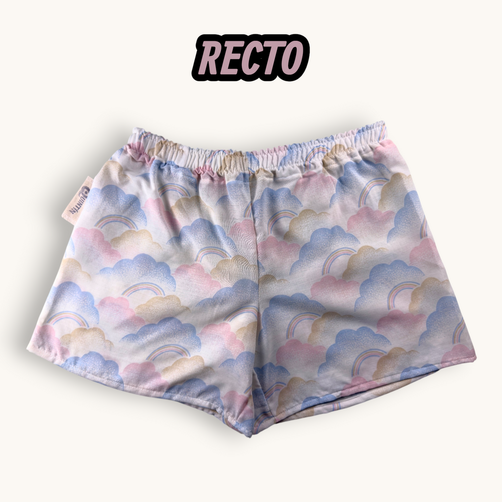 Short Parachute Arco Iris Pastel – Collection Paysage & Rose Bonbon