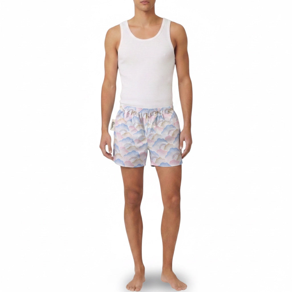 Short Parachute Arco Iris Pastel n°2 – Collection Paysage & Rose Bonbon