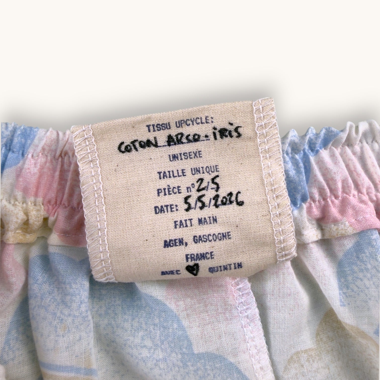 Short Parachute Arco Iris Pastel n°2 – Collection Paysage & Rose Bonbon
