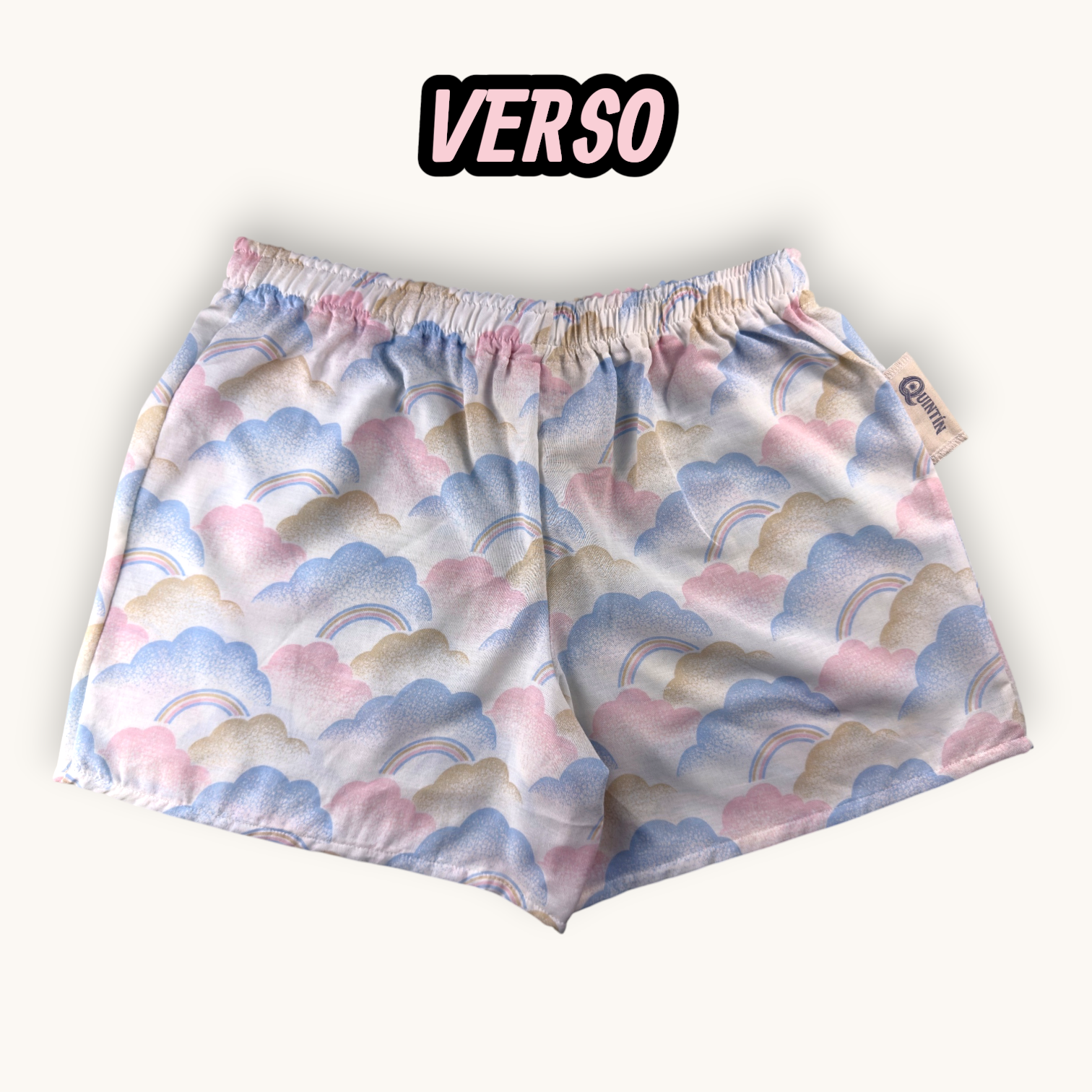 Short Parachute Arco Iris Pastel n°2 – Collection Paysage & Rose Bonbon