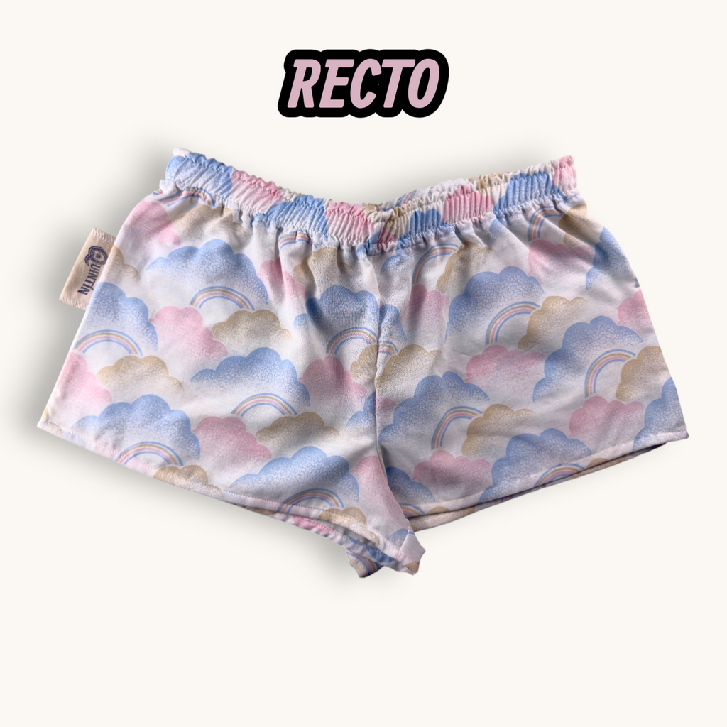 Mini-short Arco Iris Pastel – Paysage & Rose Bonbon – Quintín