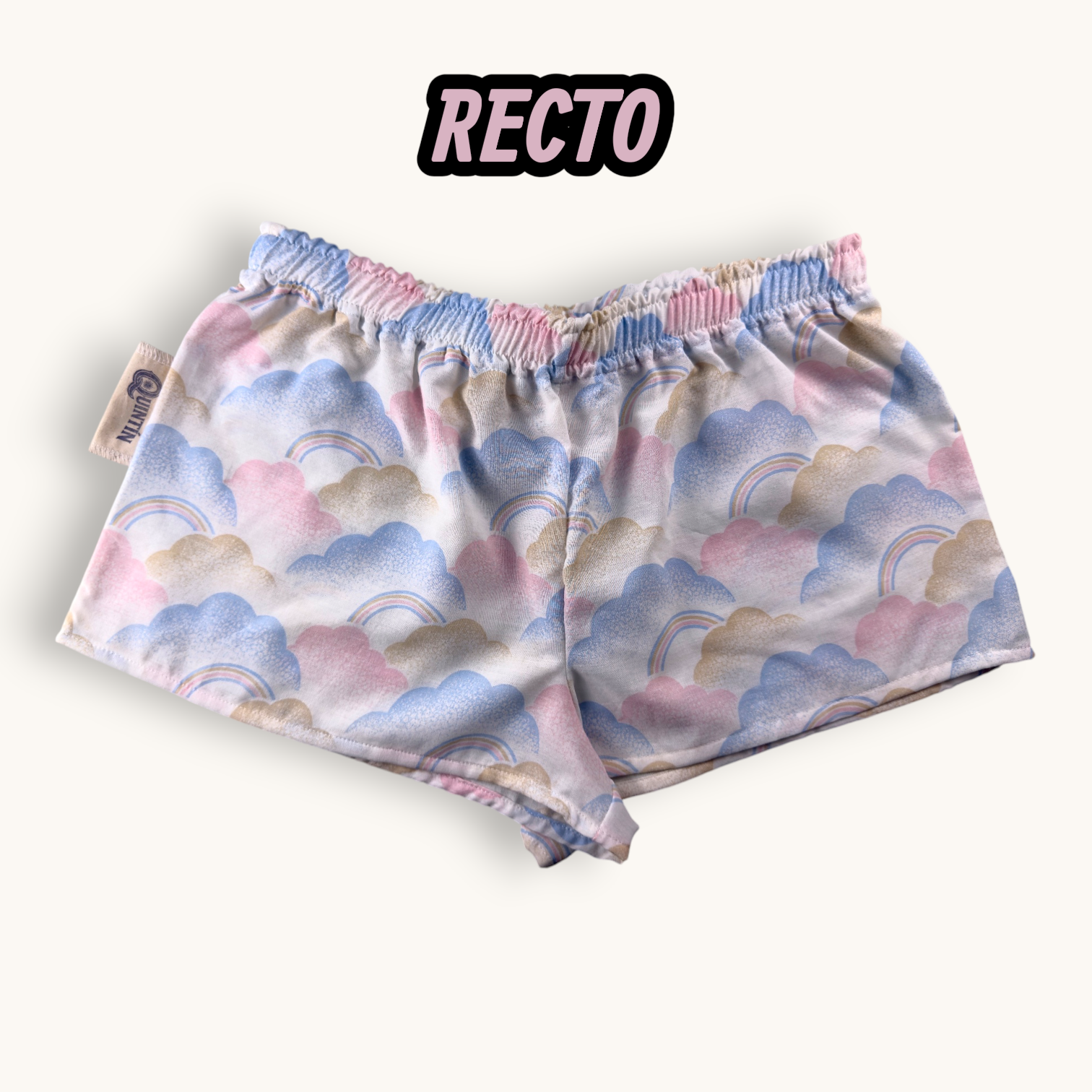 Mini-short Arco Iris Pastel – Paysage & Rose Bonbon – Quintín