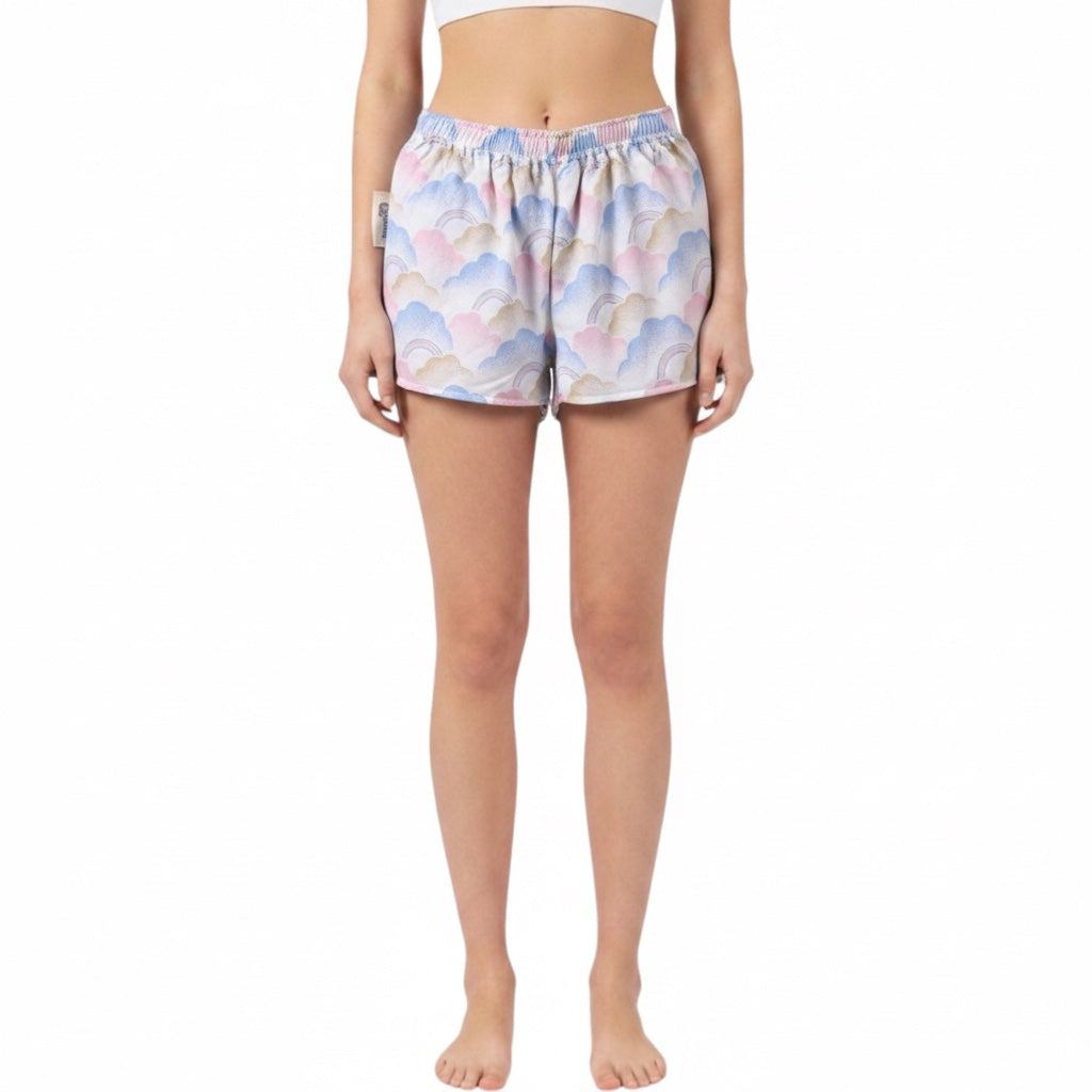Mini-short Arco Iris Pastel – Paysage & Rose Bonbon – Quintín