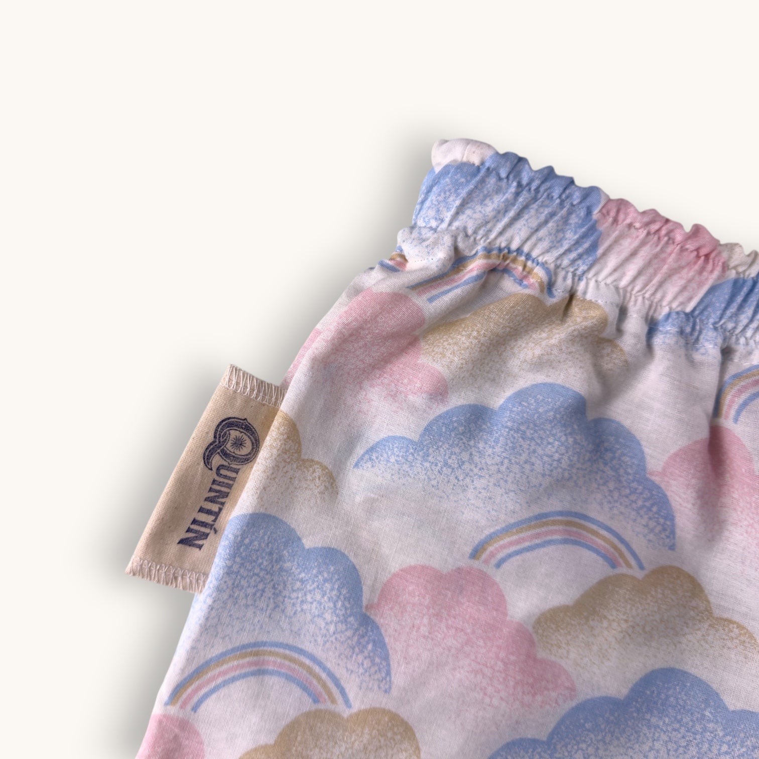 Mini-short Arco Iris Pastel – Paysage & Rose Bonbon – Quintín