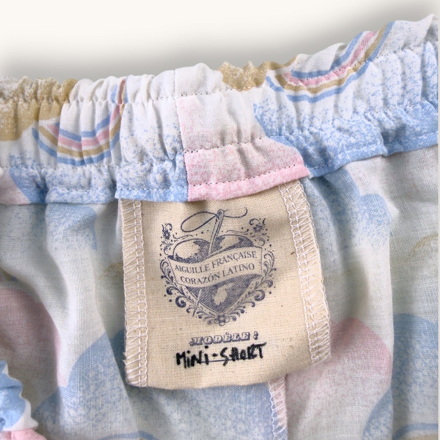 Mini-short Arco Iris Pastel – Paysage & Rose Bonbon – Quintín