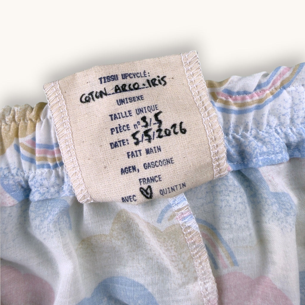 Mini-short Arco Iris Pastel – Paysage & Rose Bonbon – Quintín