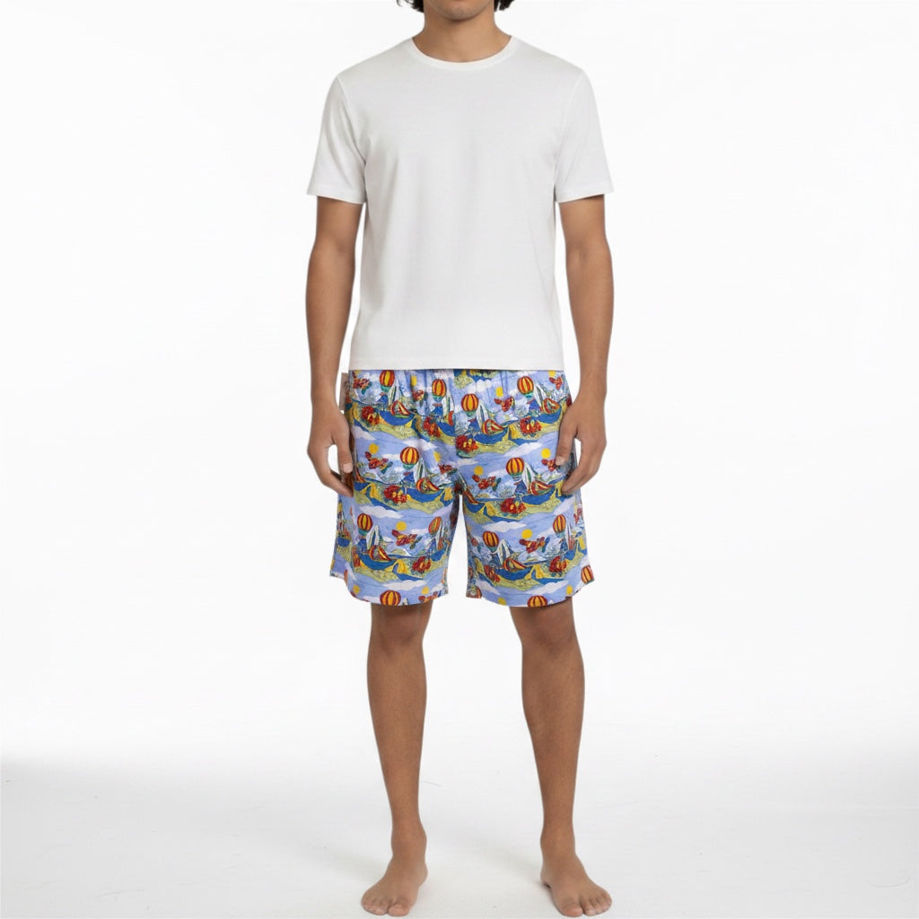 Short Long Montgolfières Vintage – Collection Pop Culture – Quintín