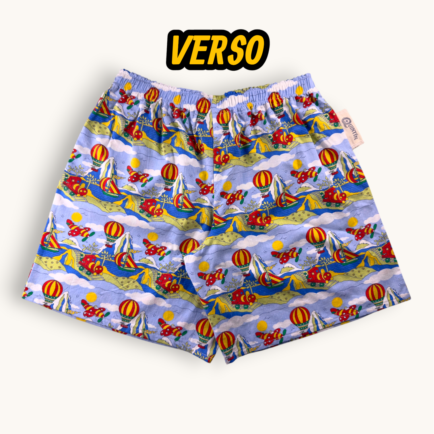 Short Long Montgolfières Vintage – Collection Pop Culture – Quintín