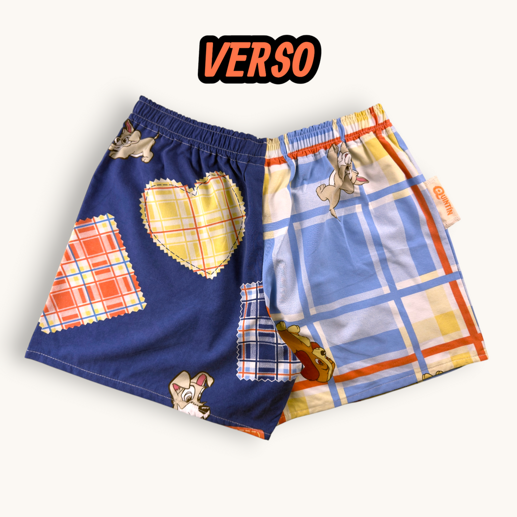 Short Parachute Belle et le Clochard – Collection Pop Culture – Quintín